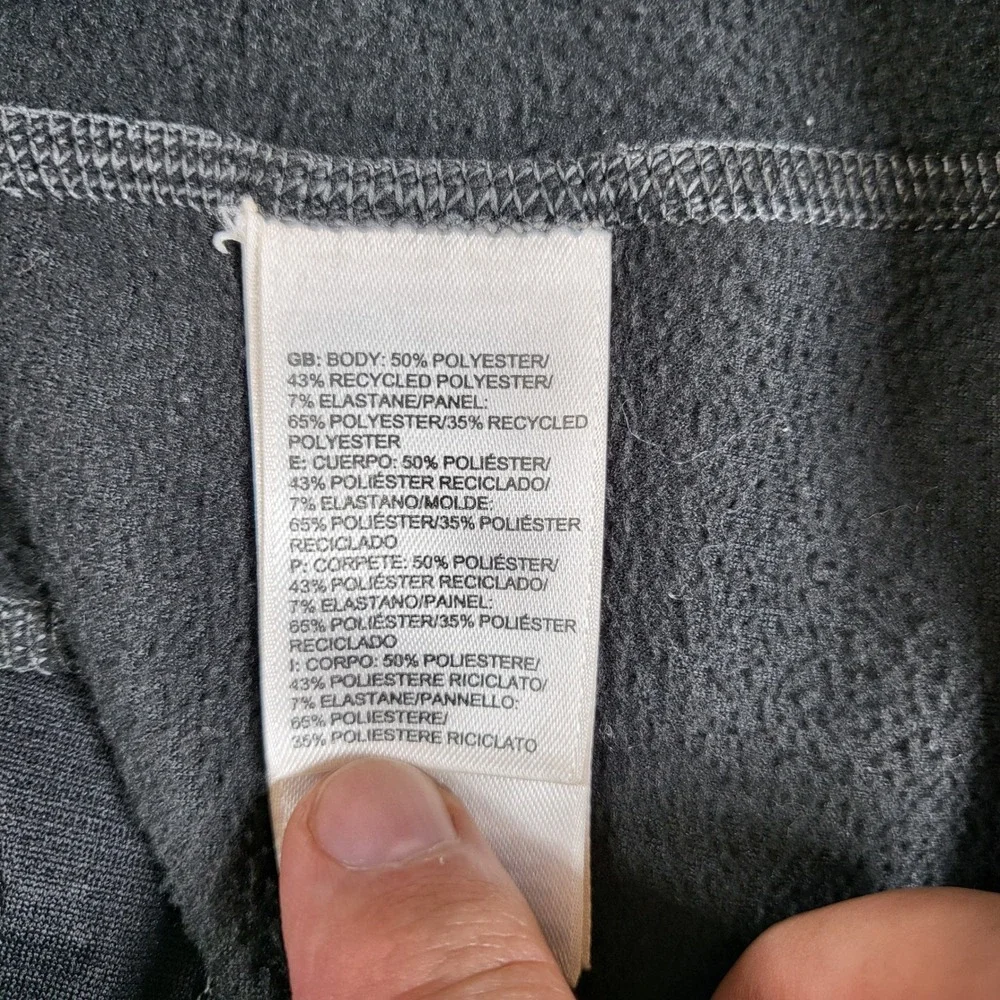 The North Face Mens L Gray FlashDry Pullover Long Sleeve Running Top‎